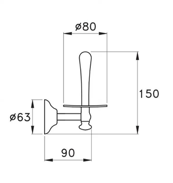 ROMA 1035 - Toilet roll holder by RUBINETTERIE STELLA - view 3